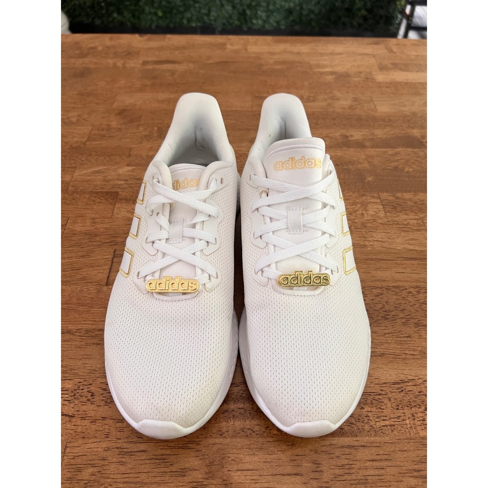 Adidas Puremotion Adapt Womens Running Shoes White‎ Gold GX2183 Size 8.5